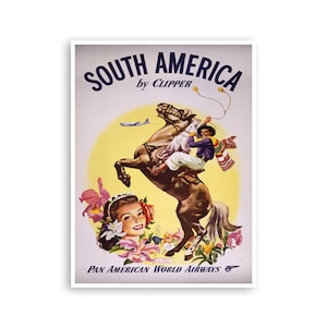 South America Travel Art Home Decor Sports Wall Art Print (H809)