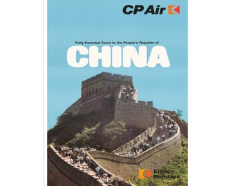 China Art Vintage Great Wall Travel Poster Asian Decor (H608)