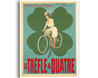 Affiche de vélo d'art de vélo impression vintage de vélo (H401)a
