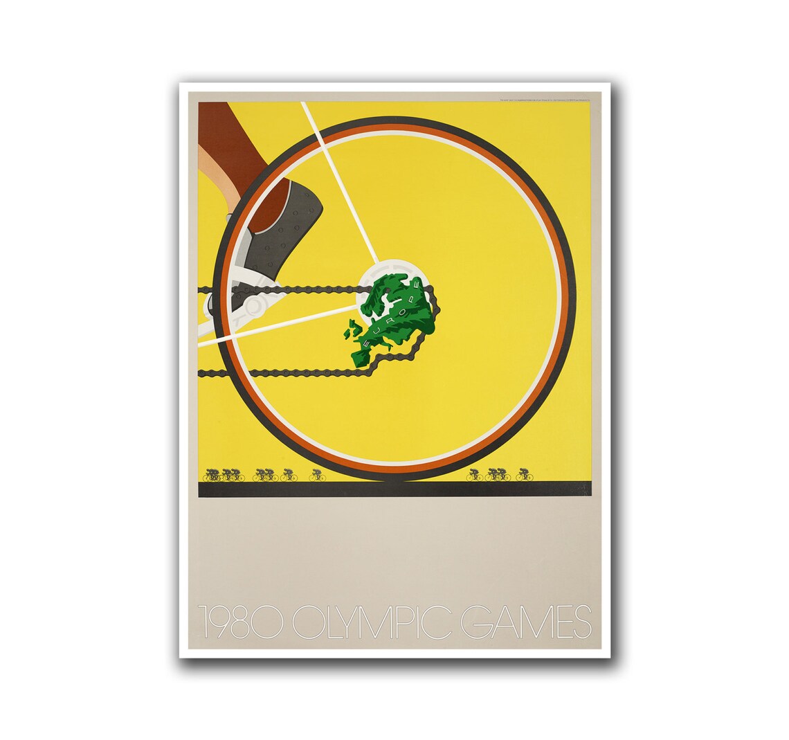 vintage cycling posters uk