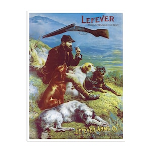 Man Cave Hunting Wall Art Travel Poster Decor Retro Print (H49)