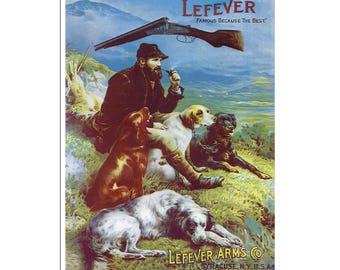 Man Cave Hunting Wall Art Travel Poster Decor Retro Print (H49)