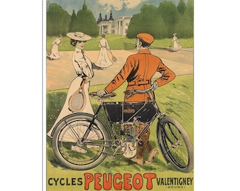 Affiche de vélo à imprimé vélo Bike Art (H361)a