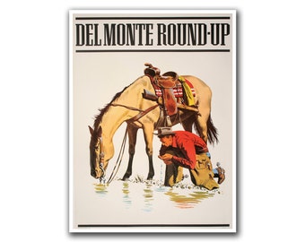 Vintage Rodeo Poster Travel Art Print Western Decor (H14)