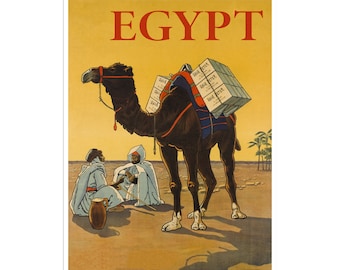 Egypt Art Travel Poster Wall Decor Nature Print (H760)