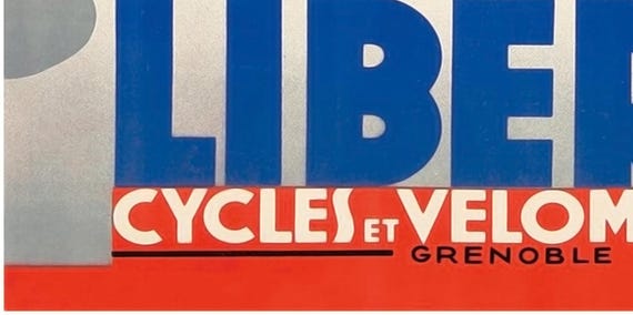 Poster Liberia Cycles Impression de vélo Panneau d'art cycliste