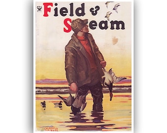 Duck Hunting Art Home Decor Sports Poster Wall Art Print (H463)