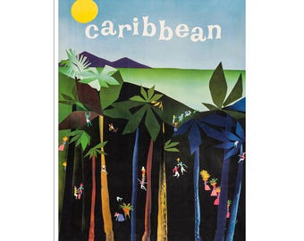 Caribbean Art Travel Poster Home Decor Dancing Wall Print (H711)