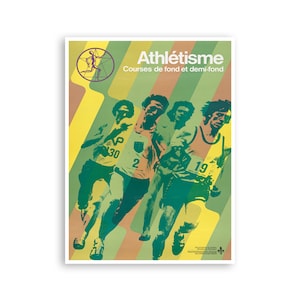 Track And Field Poster Running Art Sports Print (H1118)a