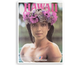 Vintage Poster Hawaii Travel Art Home Decor Print (H1188)