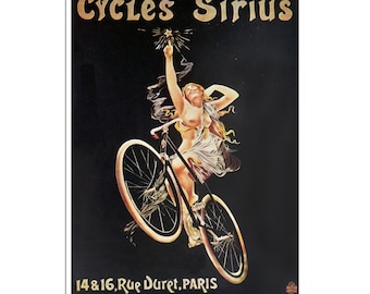 Radfahren Poster Sirius Fahrrad Zeichen (H220)a