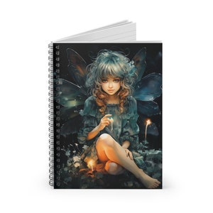 Fairy Fantasy Spiral Notebook - Ruled Line