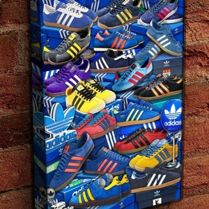 Adidas Originals City Series Fully Wrapped Deep Framed Canvas - Etsy Uk