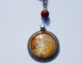 Magickal Harfe Spieler Halskette