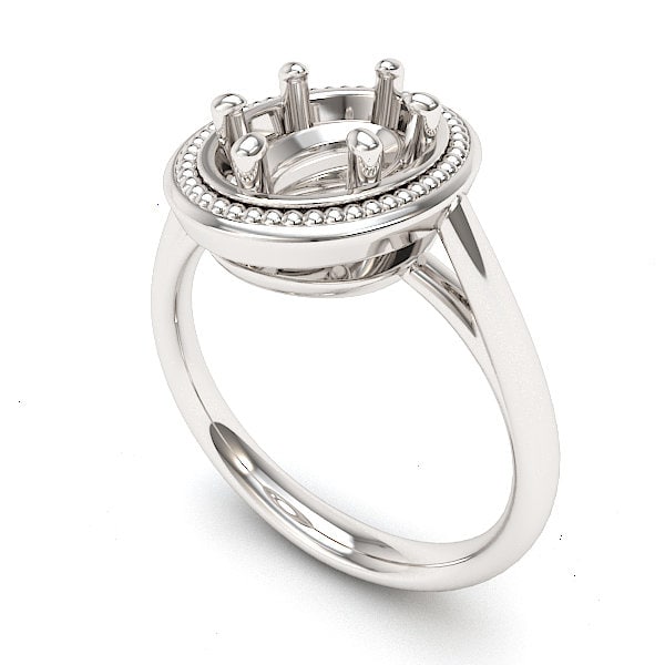 Oval Ring Setting - Etsy