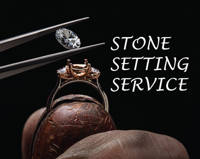 Custom Ring Setting Sterling Silver Ring Setting Stone Setting Service