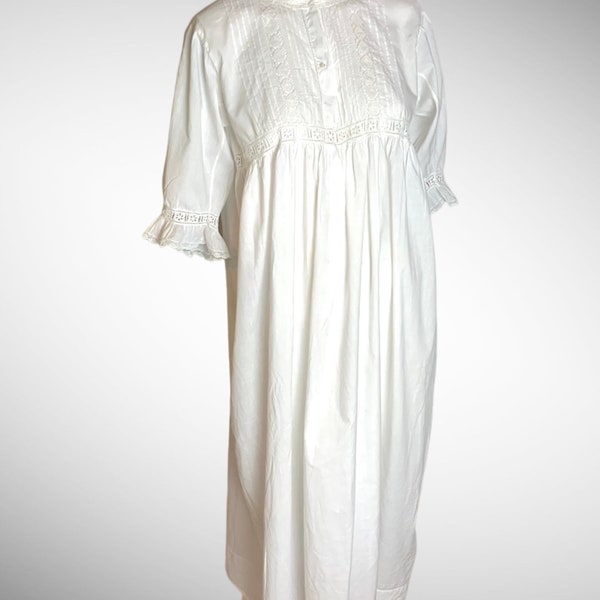 c1900 la meilleure chemise de nuit en coton cousue à la main