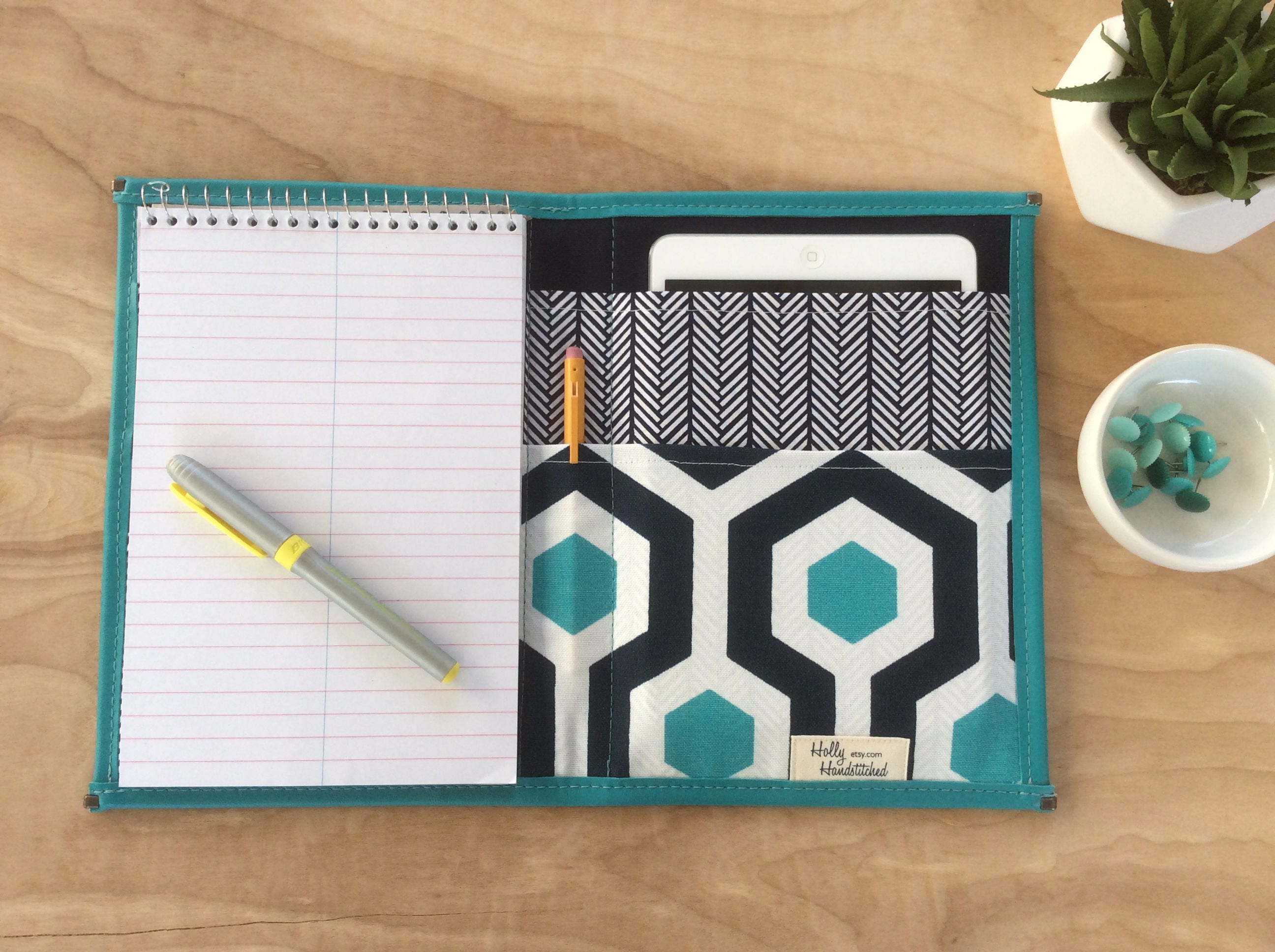 Steno Padfolio Notebook Cover Receptionist Gift Leftie Gift Etsy