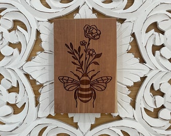 Floral bee decor