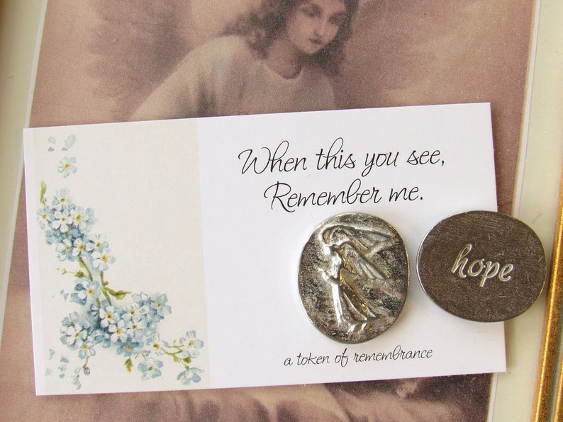 When This You See Remember Me child loss baby loss angel token miscarriage Angel Pocket Tokens mothers day memorial pocket token