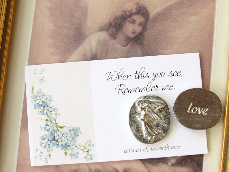 When This You See Remember Me child loss baby loss angel token miscarriage Angel Pocket Tokens mothers day memorial pocket token