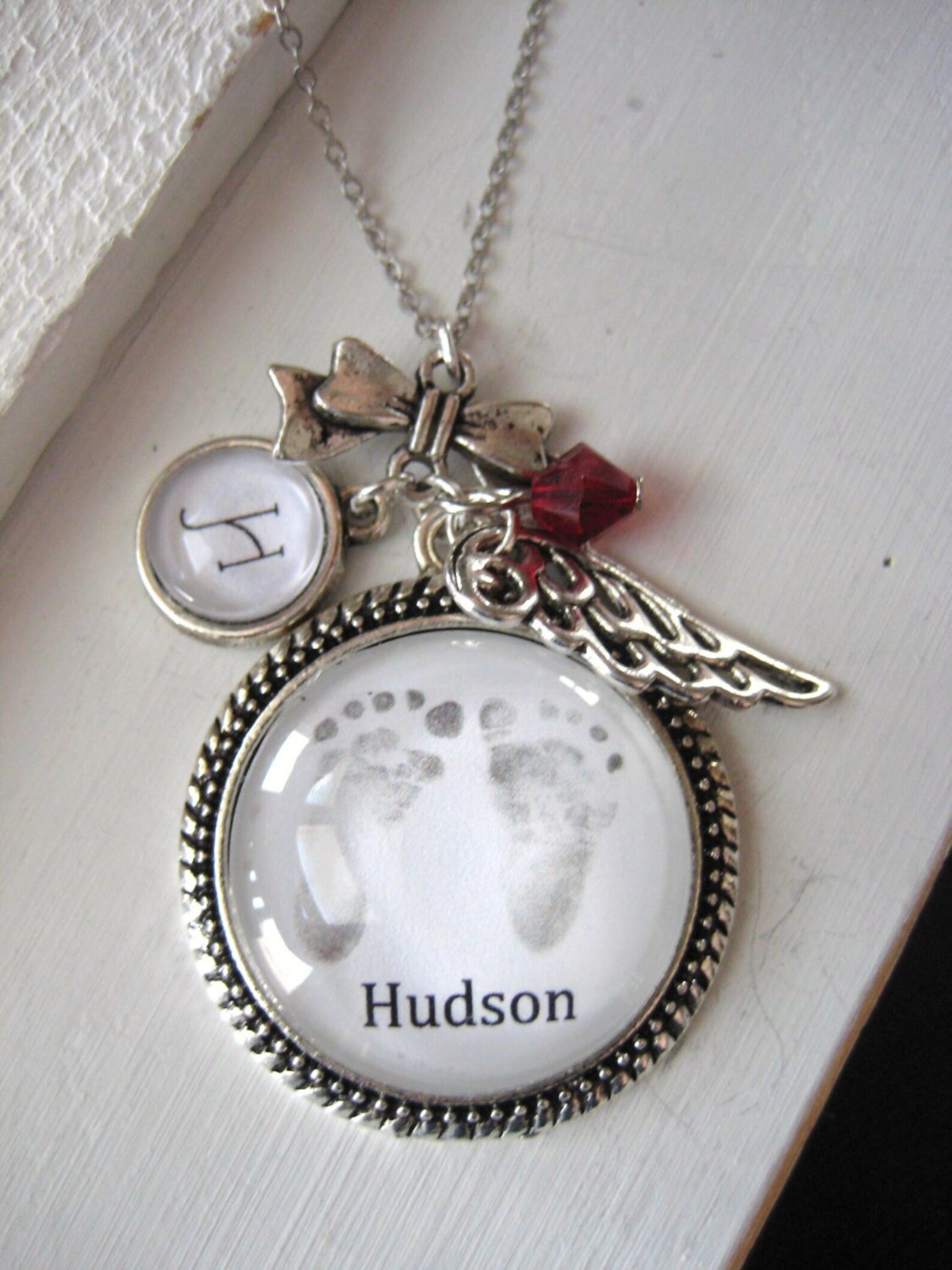 Tiny Feet Necklace Personalized Necklace Miscarriage Etsy