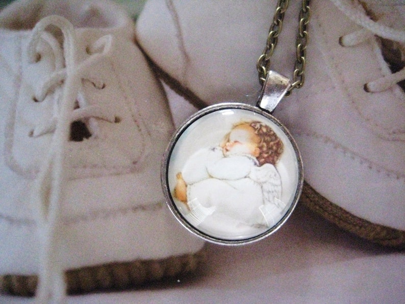 Angel Baby Necklace Miscarriage Necklace Miscarriage  Etsy