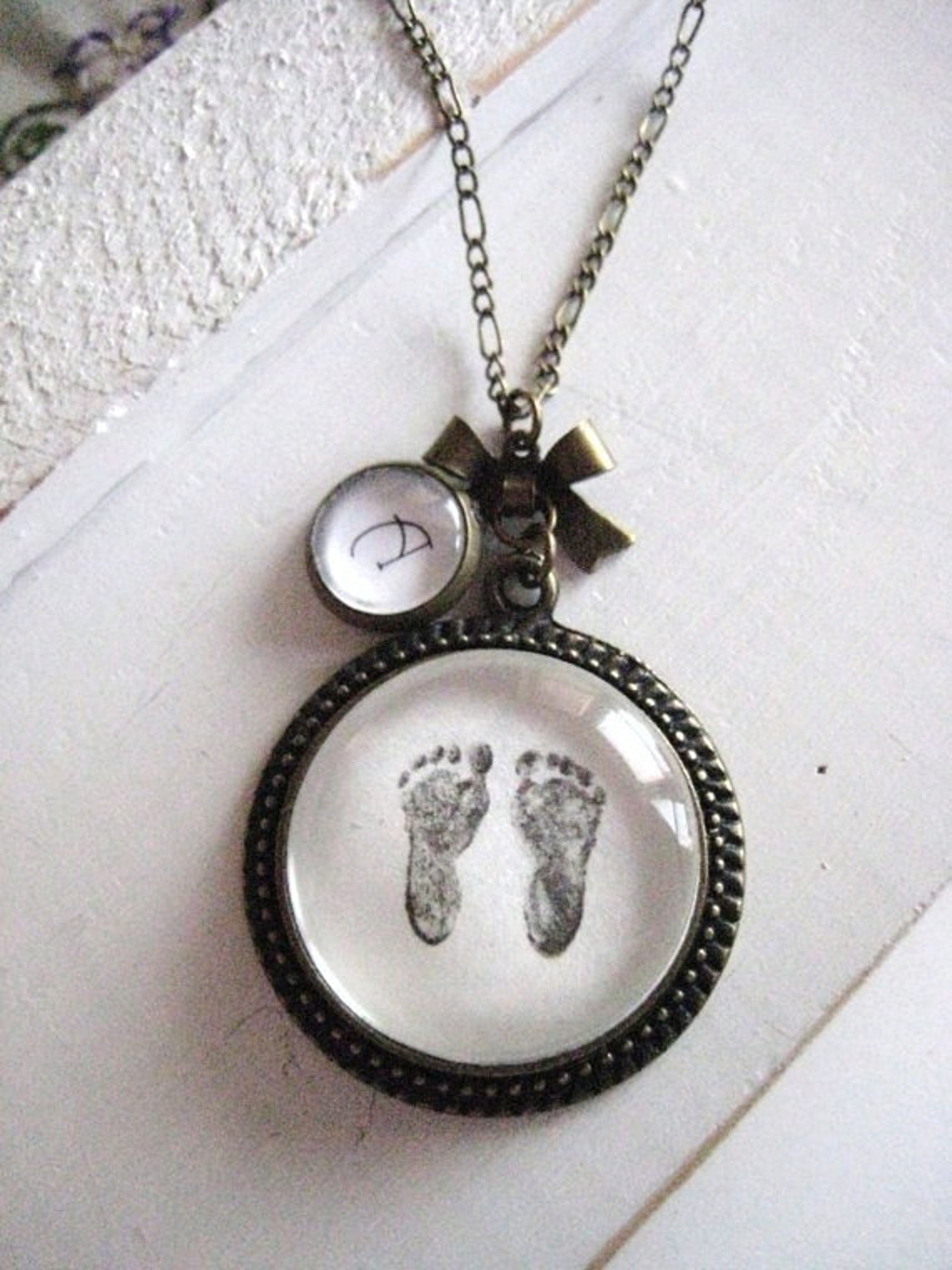 Tiny Feet Necklace Footprint Necklace Miscarriage Necklace Etsy