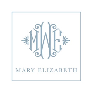 Monogram Enclosure Cards, Gift Tags, or Stickers