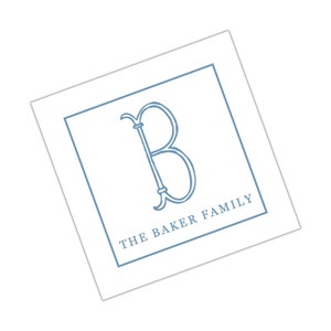 Einschluss Karte, Visitenkarte, Familie Monogramm, Geschenkanhänger, personalisierte Anhänger, Braut Geschenk, Dusche Geschenk, Monogramm Karte, Gastgeber Geschenk