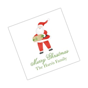 Watercolor Christmas Enclosure Card, Christmas Tag, Christmas Sticker Customized Christmas Tag Personalized Christmas Enclosure Card
