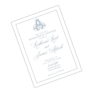 Wedding Rehearsal Dinner Invitation Bridal Shower Invitation Engagement Party Invitation Bridal Luncheon Invitation