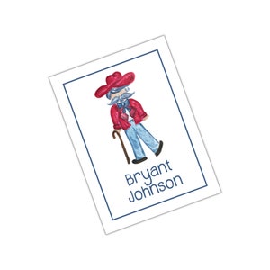 Watercolor Rebel Personalized Laminated Luggage Tags, Bag Tags, Stroller Tag, Diaper Bag Tags, Car Seat Tags, Bogg Bag Tags