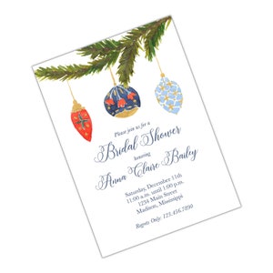 Watercolor Christmas Party Invitation Christmas Party Invite Christmas Party Invitation Holiday Party Invite