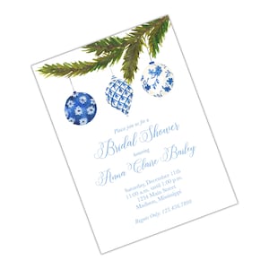 Watercolor Christmas Party Invitation Christmas Party Invite Christmas Party Invitation Holiday Party Invite
