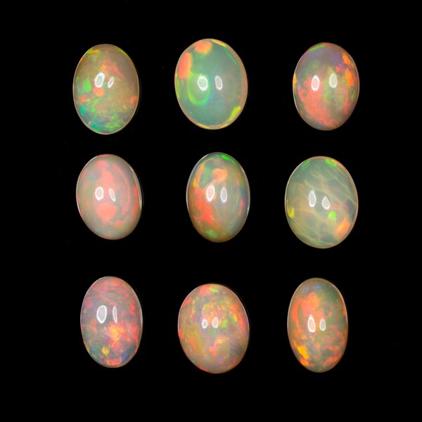 Opal Cabochon - Honey Opal - Ethopian Opal - Milky Opal - Oval Opal - Loose Opal - Opal Stones - Loose Gemstones - October Birthstone