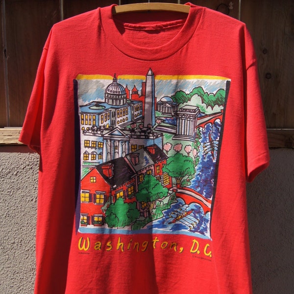 Vintage Tee D. Traub & Son Washington D.C. T-Shirt 1992