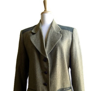 Vintage 1990s KORET Women&#39;s Jacket Blazer Wool Blend