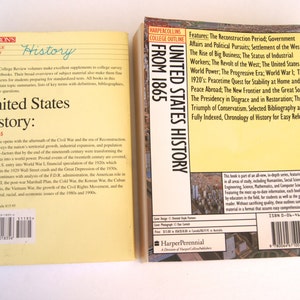 Vintage United States History From 1865 & 1877 Lot of 3 Books. Arnold Rice, John A. Krout, Nelson Klose and Curt Lader. image 3