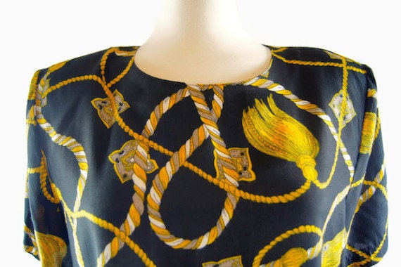 Vintage 80's Norton McNaughton Career Blouse Top - image 2