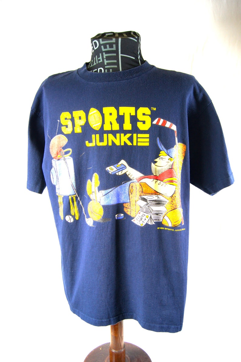 Vintage Sports Junkie Wear Tshirt Men's 1995 Etsy