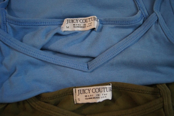 Vintage Y2K Juicy Couture Tank Top Women Small Lot of 2 Blue - Etsy