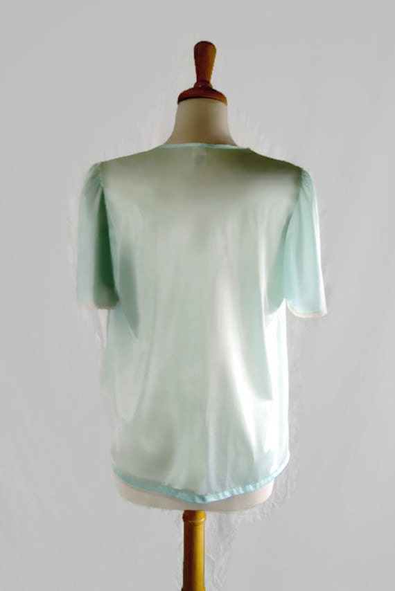 Vintage 70s Deena Green Lingerie Top - image 3