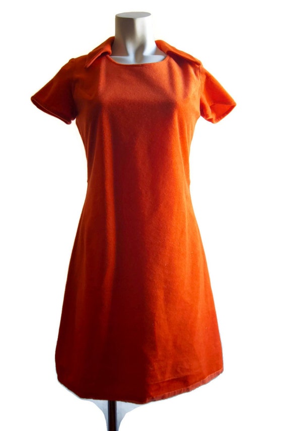 Vintage Byer California Women's Dress Orange Size… - image 1