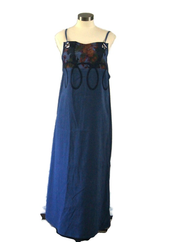 1990s Koos of Course! Blue Dress Vintage