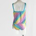 60's Pink Polka Dots One Piece Bathing Suit by De Weese Designs