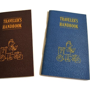 Vintage Traveler&#39;s Handbook Bank of America - Lot of 2 - Helpful Tips for Travelers - Time Conversions - Converting Foreign Currencies