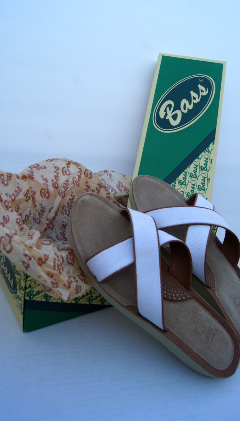 bass sandals 80s
