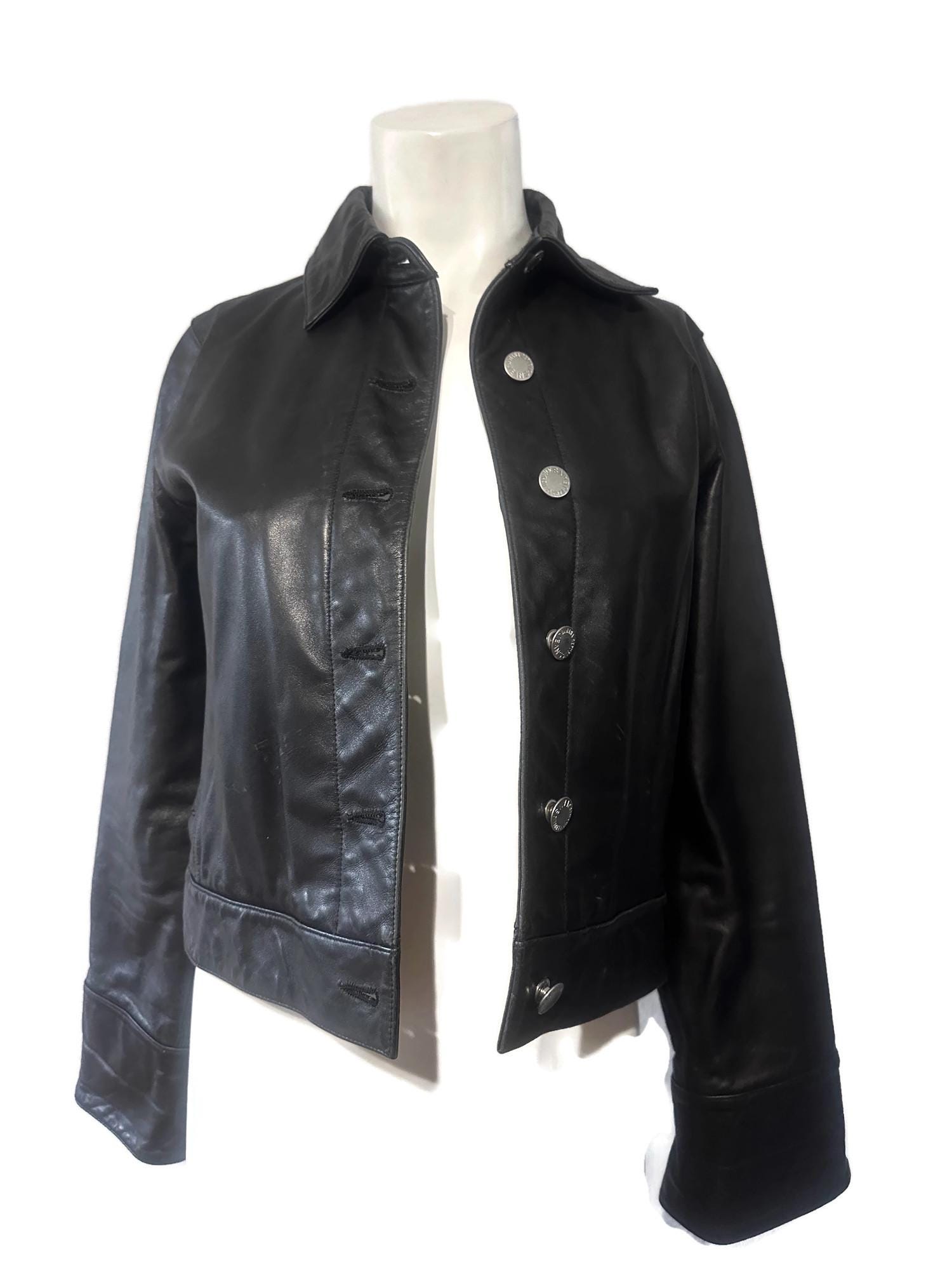 Banana Republic Leather Jacket - Etsy