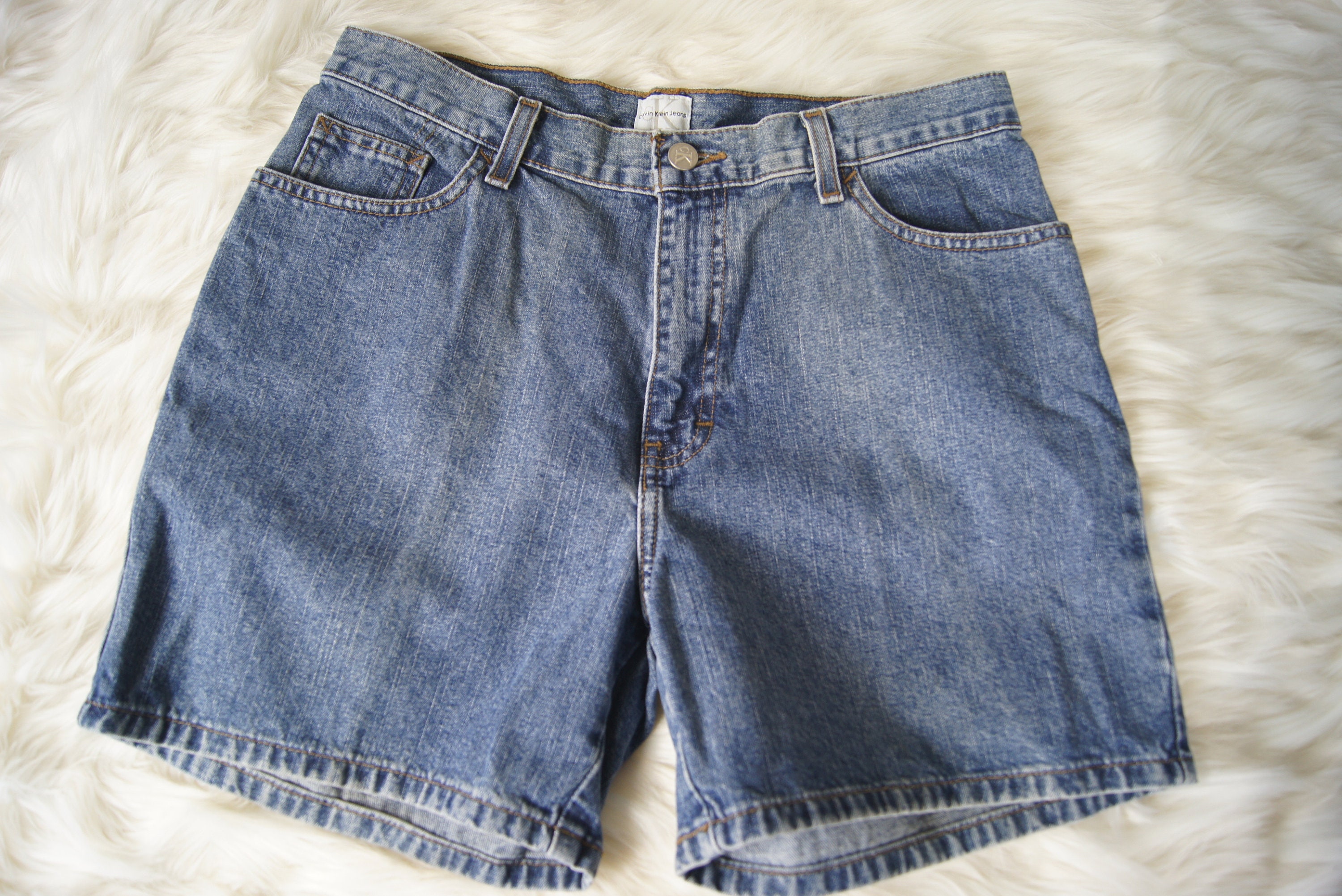 1990s CK Calvin Klein Jeans Denim Shorts Easy Fit 5 Pkt Short - Etsy Canada